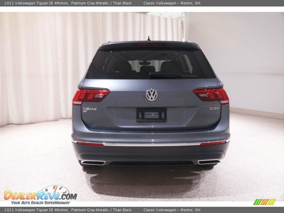 2021 Volkswagen Tiguan SE 4Motion Platinum Gray Metallic / Titan Black Photo #19