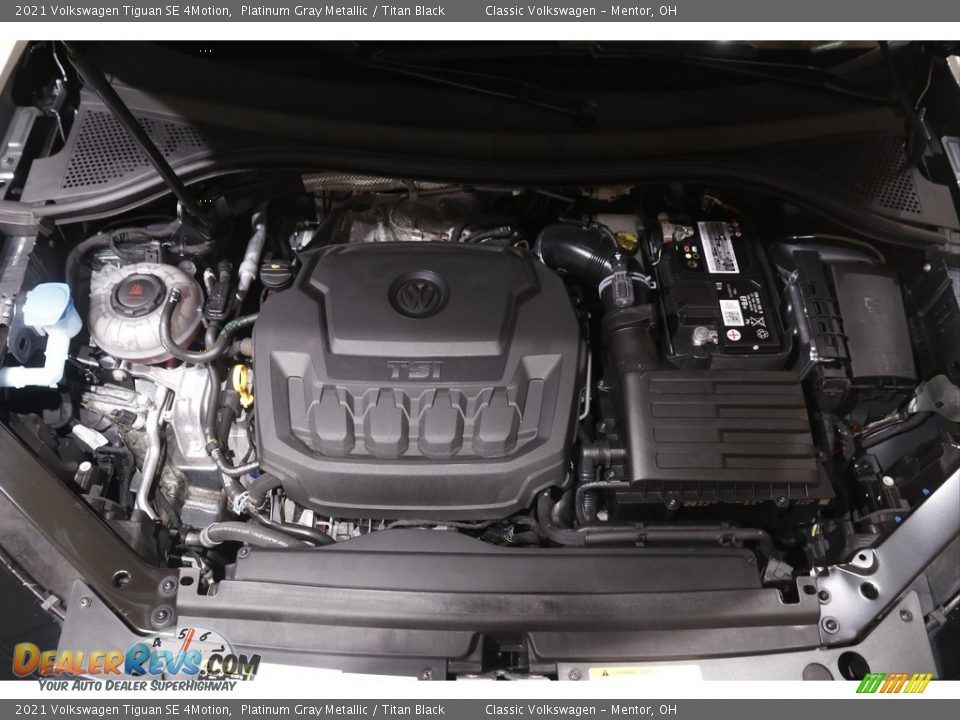 2021 Volkswagen Tiguan SE 4Motion Platinum Gray Metallic / Titan Black Photo #20