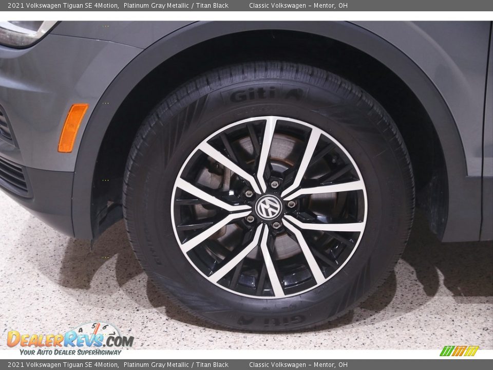 2021 Volkswagen Tiguan SE 4Motion Platinum Gray Metallic / Titan Black Photo #21