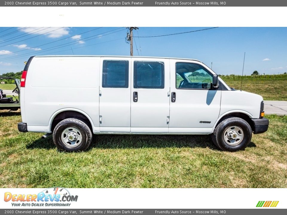 2003 Chevrolet Express 3500 Cargo Van Summit White / Medium Dark Pewter Photo #3