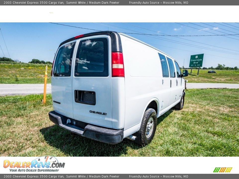 2003 Chevrolet Express 3500 Cargo Van Summit White / Medium Dark Pewter Photo #4