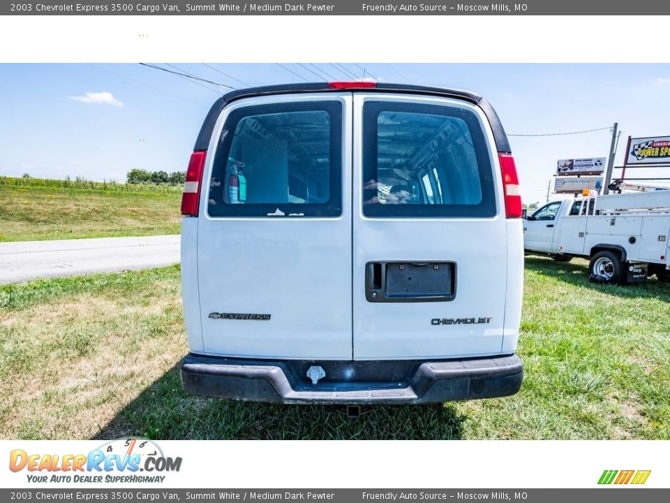 2003 Chevrolet Express 3500 Cargo Van Summit White / Medium Dark Pewter Photo #5