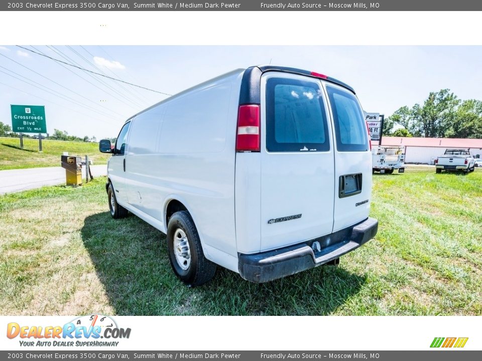 2003 Chevrolet Express 3500 Cargo Van Summit White / Medium Dark Pewter Photo #6