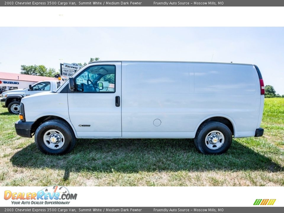 2003 Chevrolet Express 3500 Cargo Van Summit White / Medium Dark Pewter Photo #7