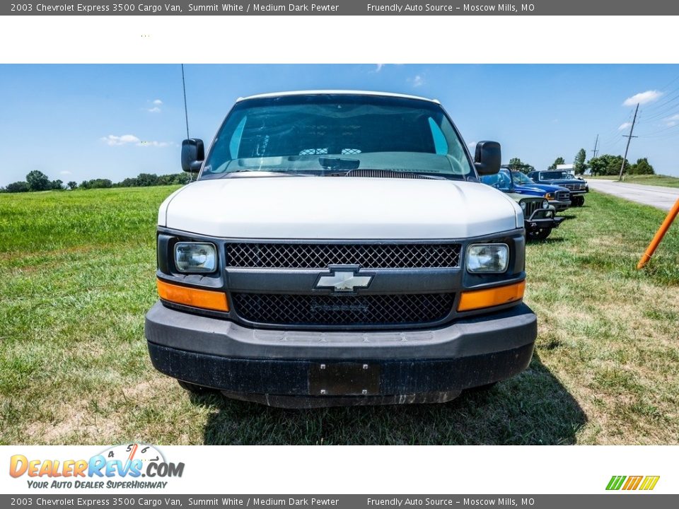 2003 Chevrolet Express 3500 Cargo Van Summit White / Medium Dark Pewter Photo #9