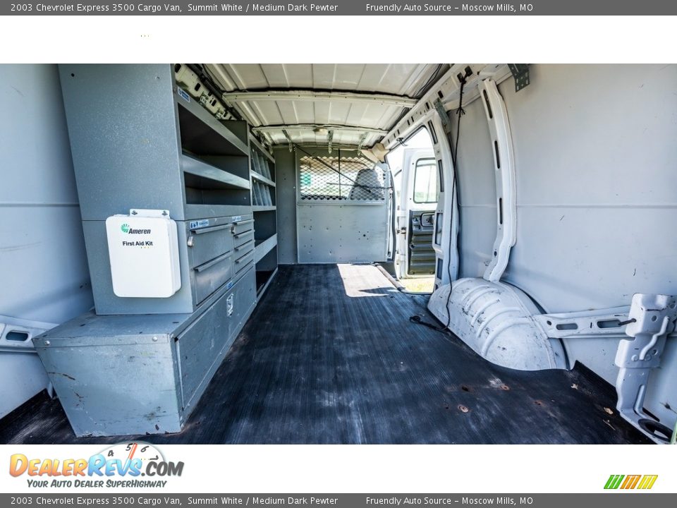 2003 Chevrolet Express 3500 Cargo Van Summit White / Medium Dark Pewter Photo #21