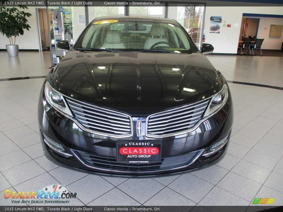 2015 Lincoln MKZ FWD Tuxedo Black / Light Dune Photo #2