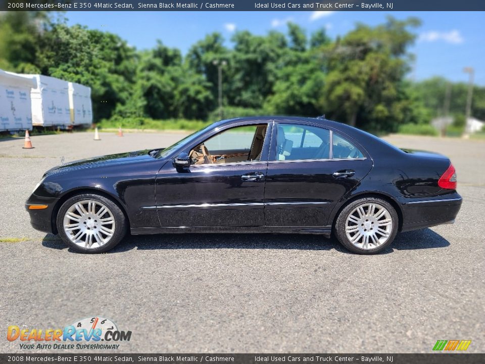 Sienna Black Metallic 2008 Mercedes-Benz E 350 4Matic Sedan Photo #2