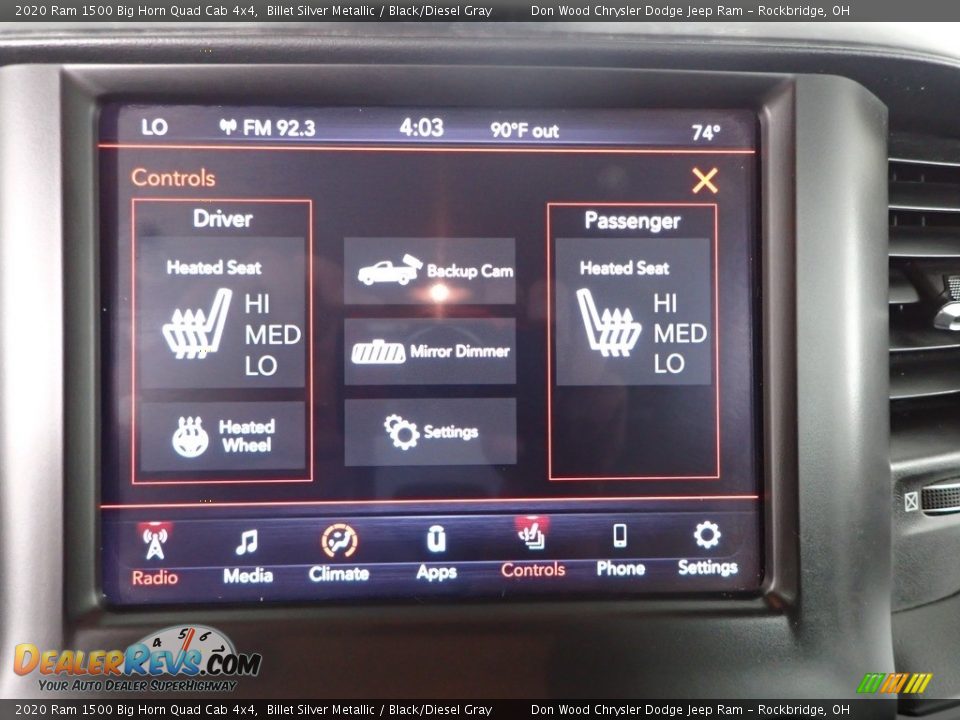 2020 Ram 1500 Big Horn Quad Cab 4x4 Billet Silver Metallic / Black/Diesel Gray Photo #3