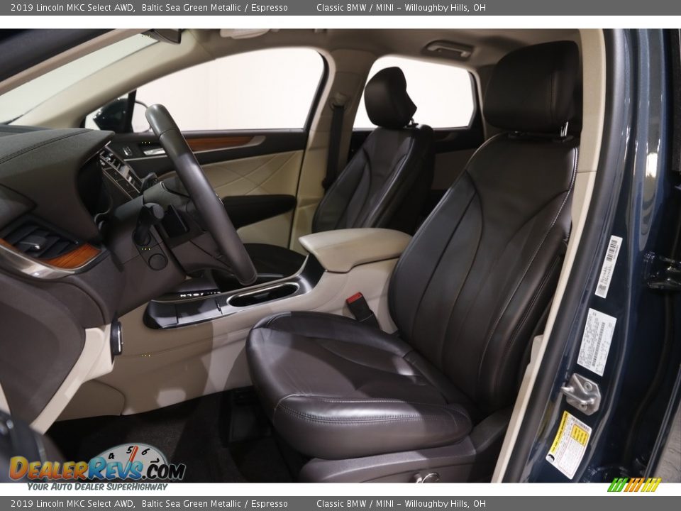 Espresso Interior - 2019 Lincoln MKC Select AWD Photo #6