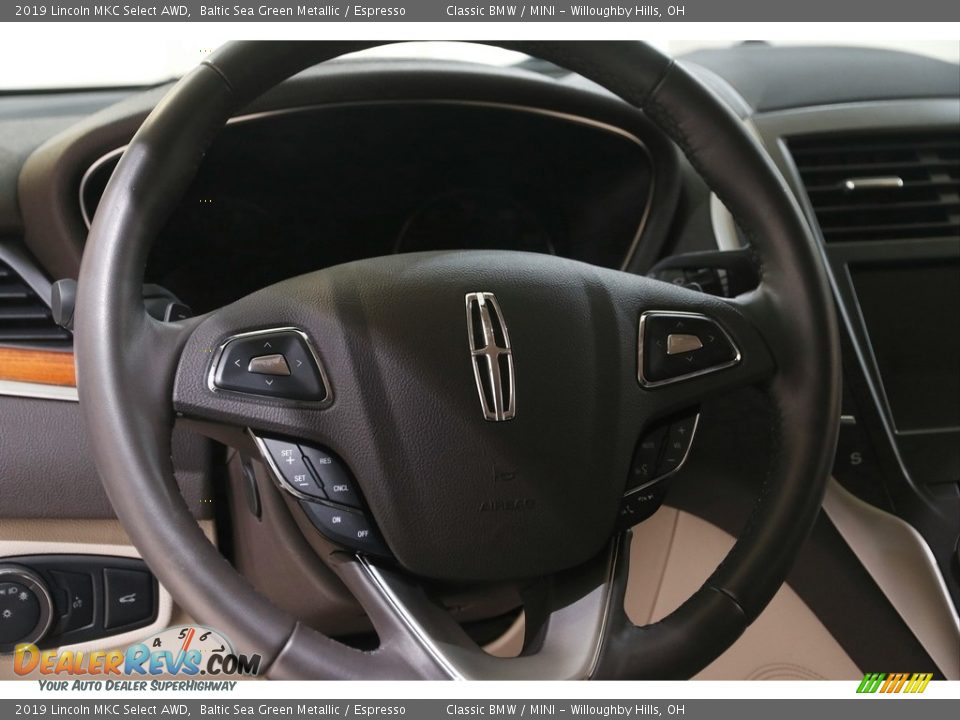 2019 Lincoln MKC Select AWD Steering Wheel Photo #8