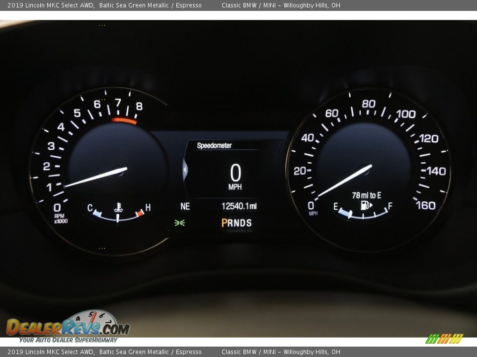 2019 Lincoln MKC Select AWD Gauges Photo #9