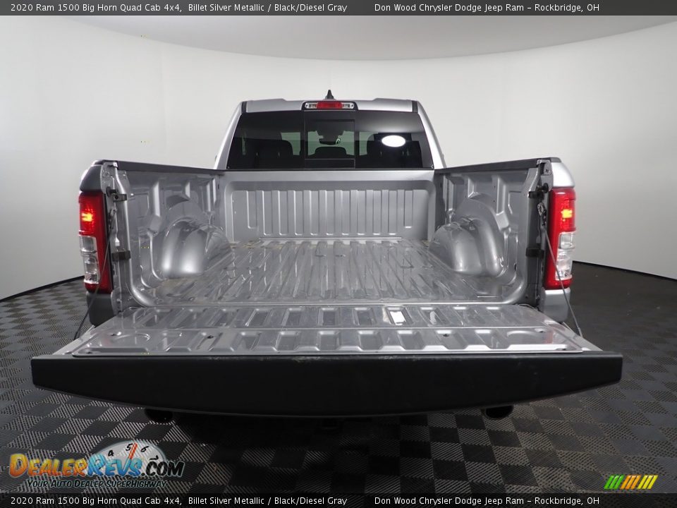 2020 Ram 1500 Big Horn Quad Cab 4x4 Billet Silver Metallic / Black/Diesel Gray Photo #9