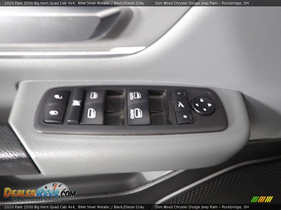 2020 Ram 1500 Big Horn Quad Cab 4x4 Billet Silver Metallic / Black/Diesel Gray Photo #12