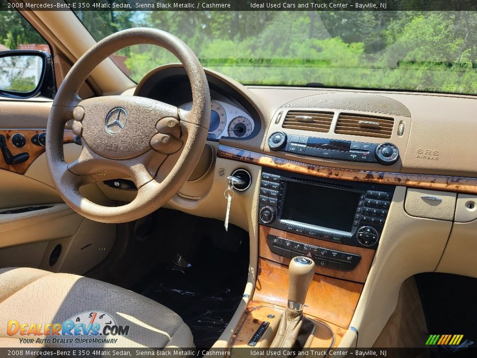 2008 Mercedes-Benz E 350 4Matic Sedan Sienna Black Metallic / Cashmere Photo #11