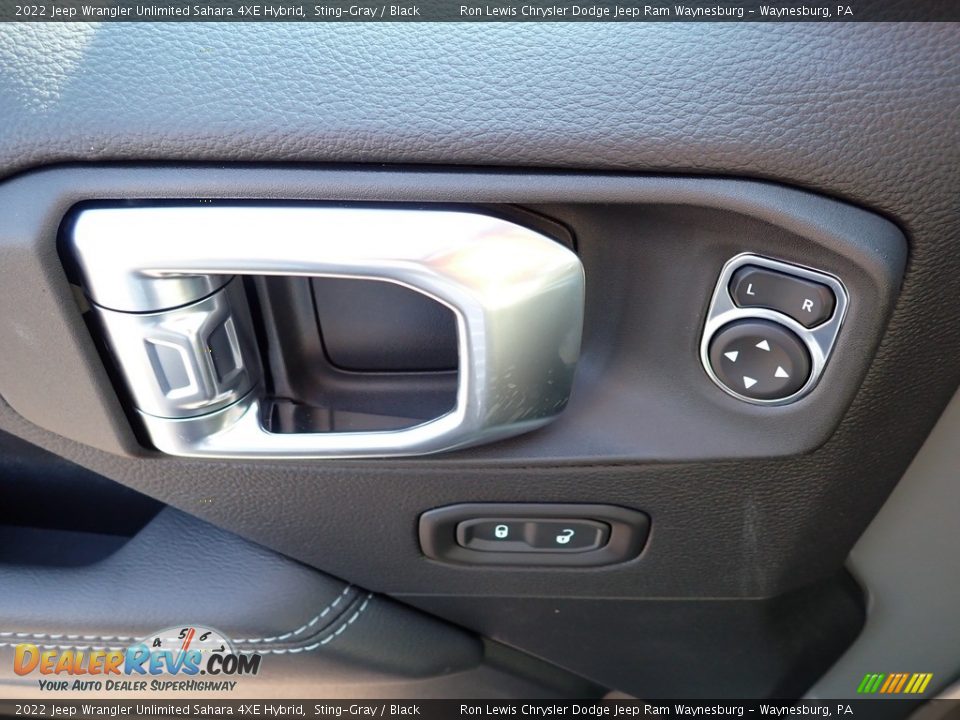 2022 Jeep Wrangler Unlimited Sahara 4XE Hybrid Sting-Gray / Black Photo #14
