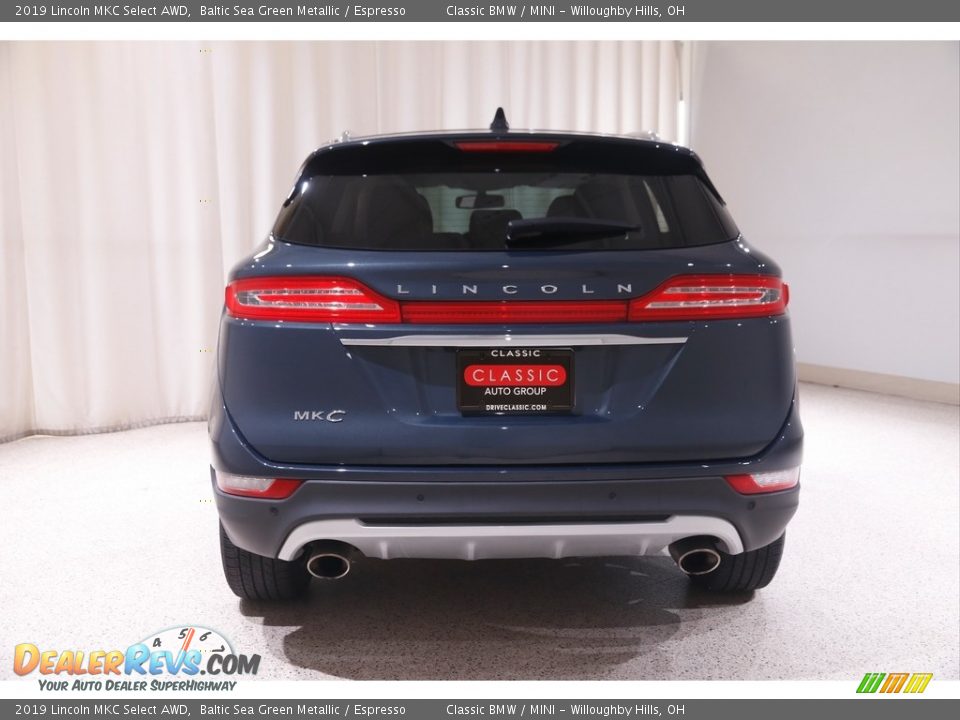 2019 Lincoln MKC Select AWD Baltic Sea Green Metallic / Espresso Photo #22