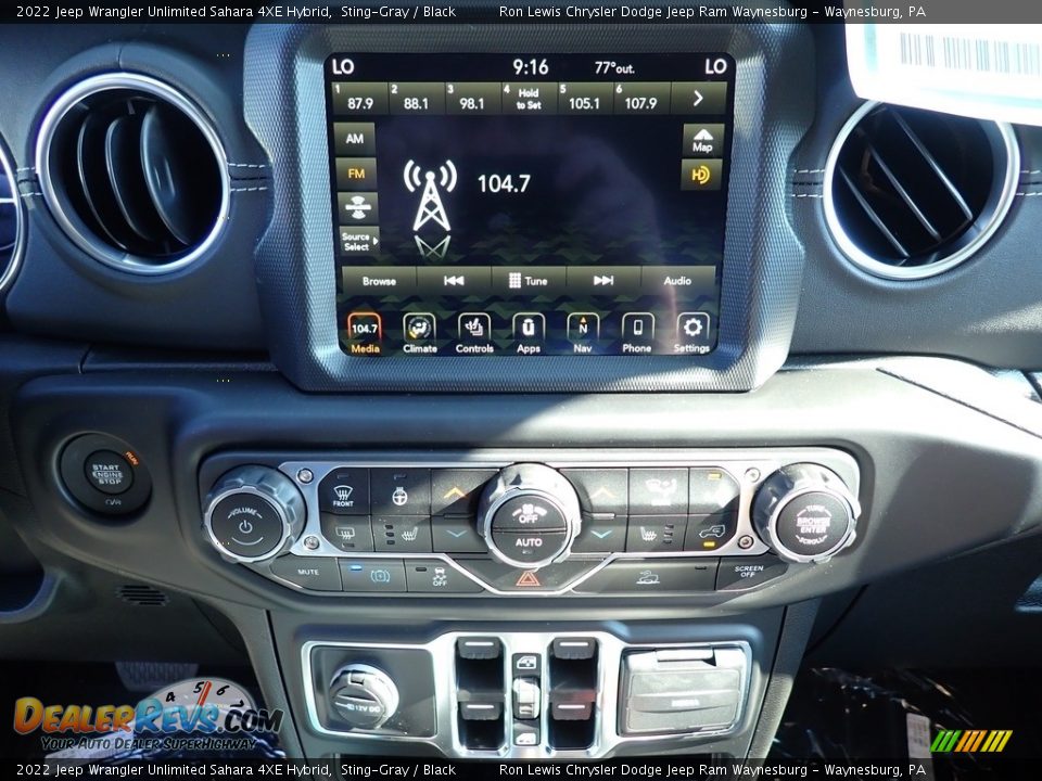 2022 Jeep Wrangler Unlimited Sahara 4XE Hybrid Sting-Gray / Black Photo #20