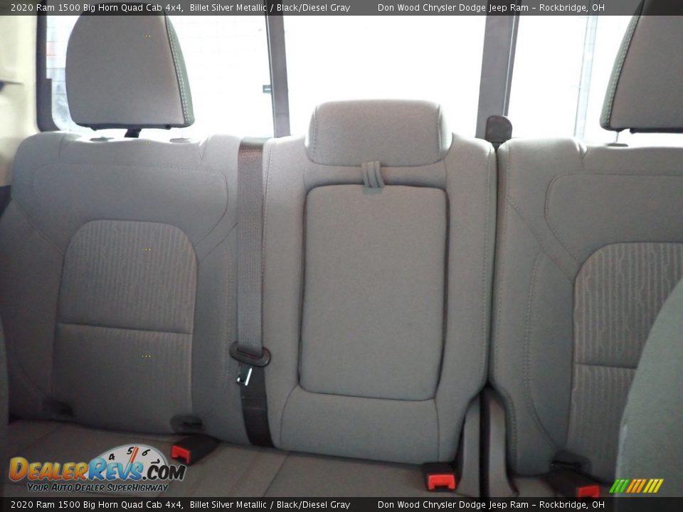 2020 Ram 1500 Big Horn Quad Cab 4x4 Billet Silver Metallic / Black/Diesel Gray Photo #22