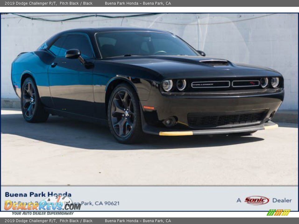 2019 Dodge Challenger R/T Pitch Black / Black Photo #1