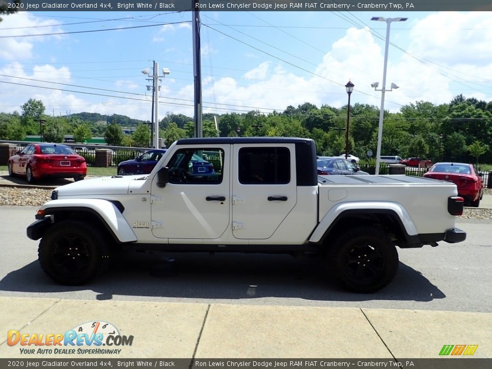 2020 Jeep Gladiator Overland 4x4 Bright White / Black Photo #5