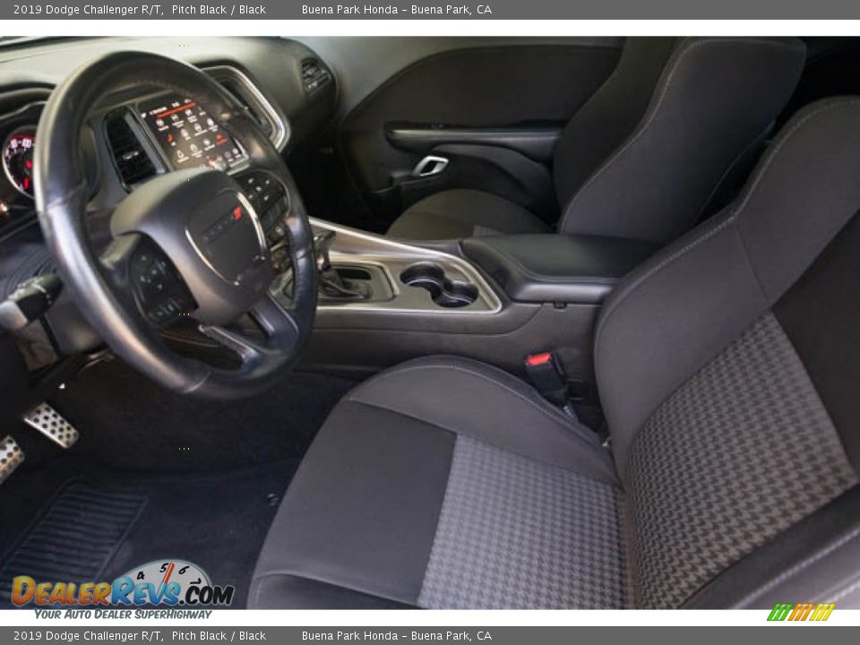 2019 Dodge Challenger R/T Pitch Black / Black Photo #3