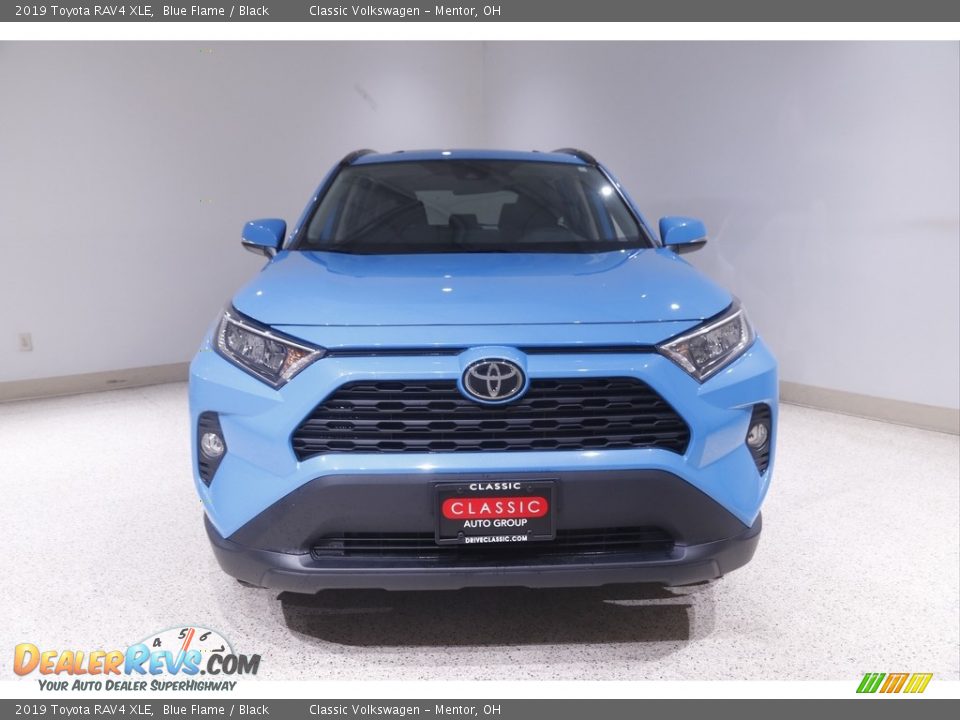 2019 Toyota RAV4 XLE Blue Flame / Black Photo #2