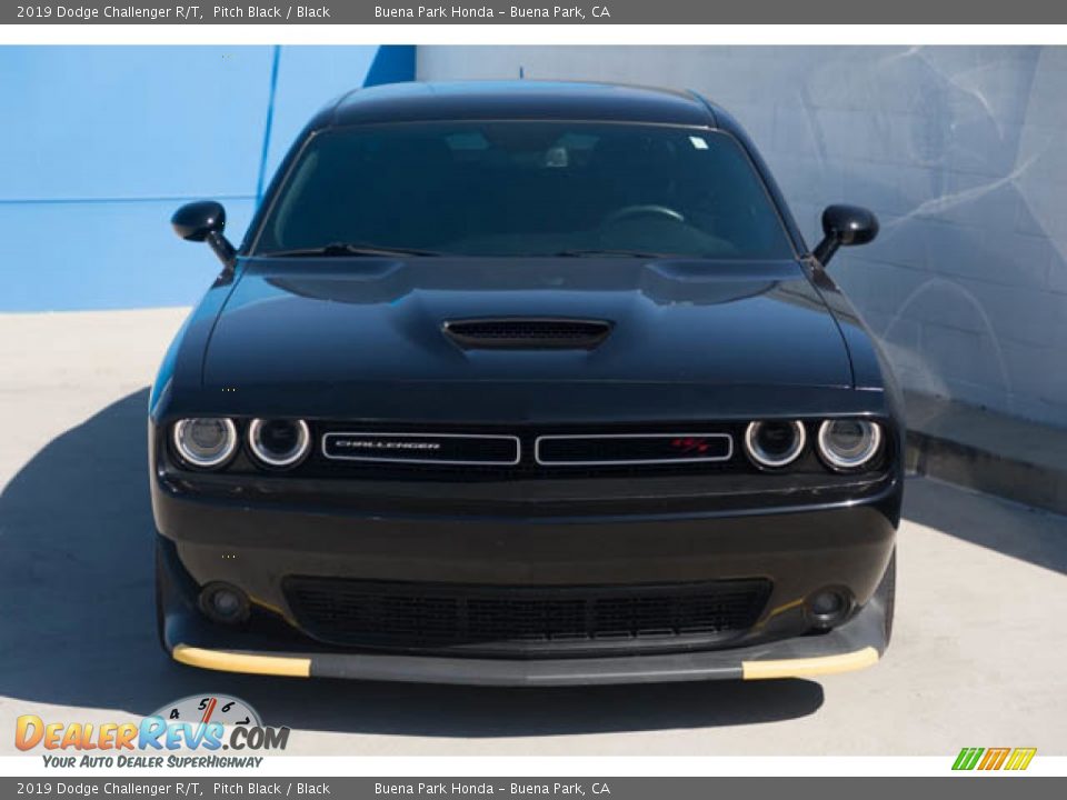 2019 Dodge Challenger R/T Pitch Black / Black Photo #7