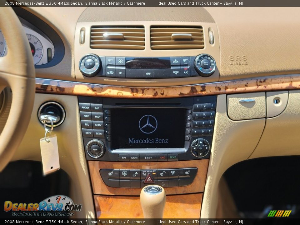 2008 Mercedes-Benz E 350 4Matic Sedan Sienna Black Metallic / Cashmere Photo #23