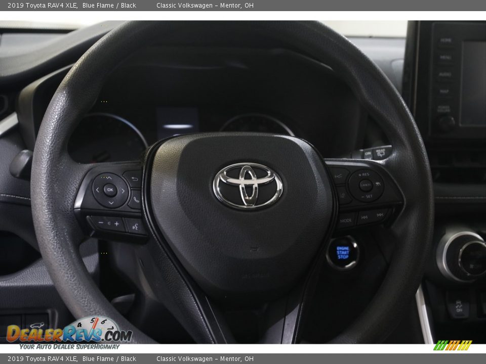 2019 Toyota RAV4 XLE Blue Flame / Black Photo #7