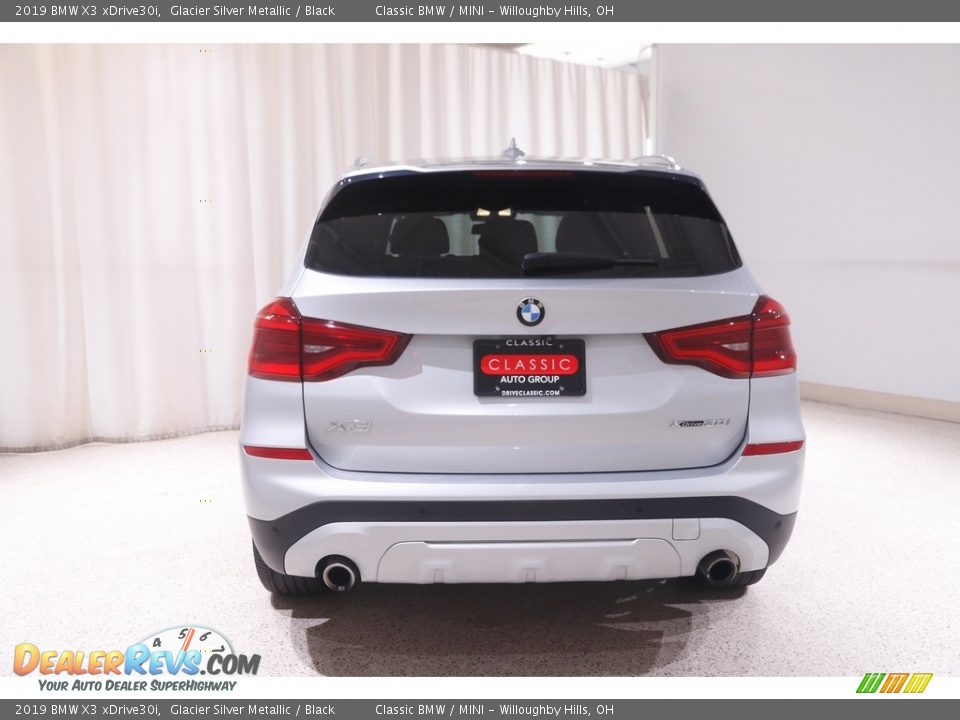 2019 BMW X3 xDrive30i Glacier Silver Metallic / Black Photo #21