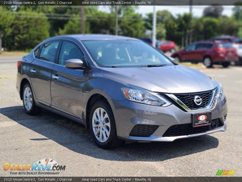 2019 Nissan Sentra S Gun Metallic / Charcoal Photo #7