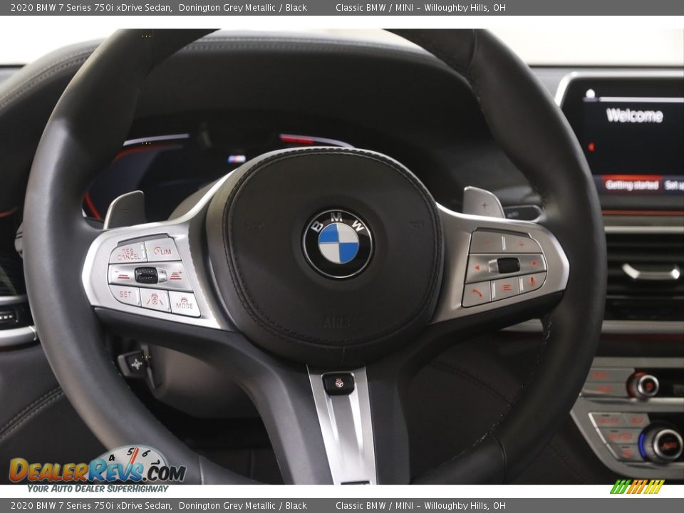 2020 BMW 7 Series 750i xDrive Sedan Steering Wheel Photo #7