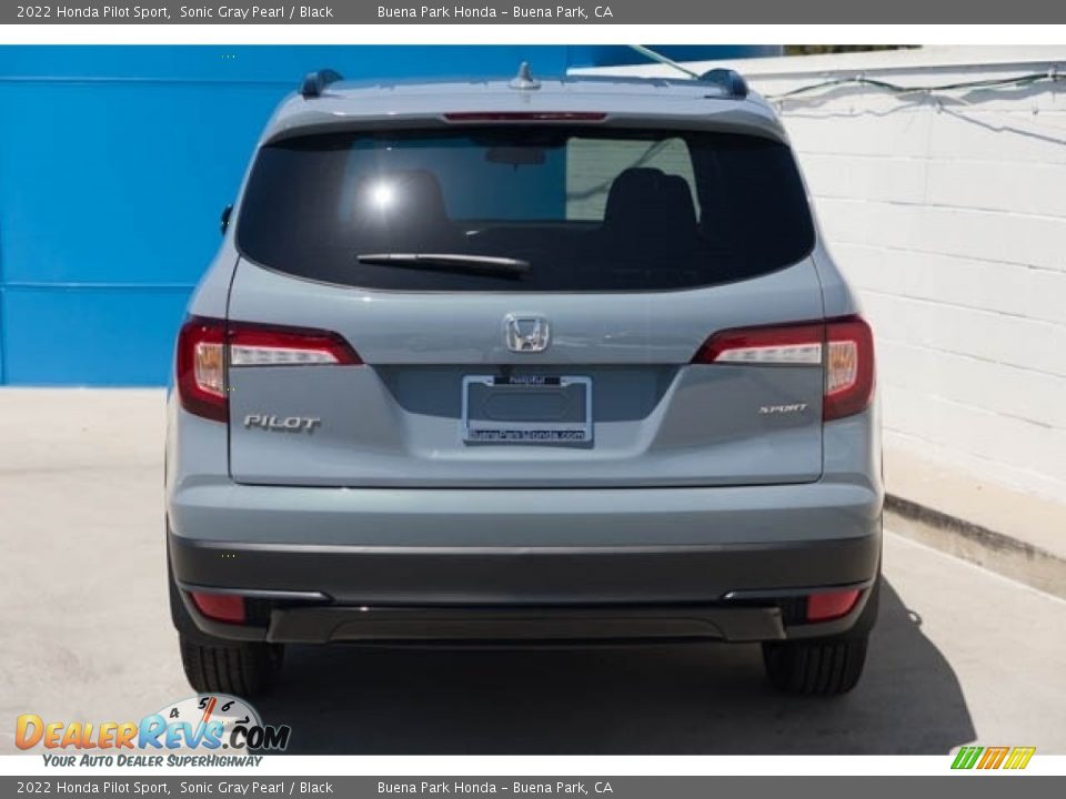 2022 Honda Pilot Sport Sonic Gray Pearl / Black Photo #5