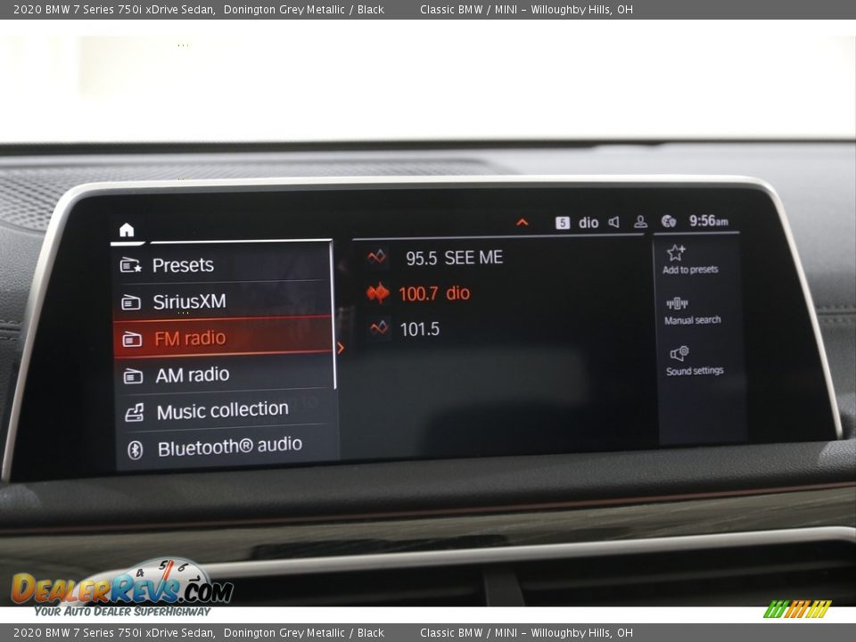 Audio System of 2020 BMW 7 Series 750i xDrive Sedan Photo #13