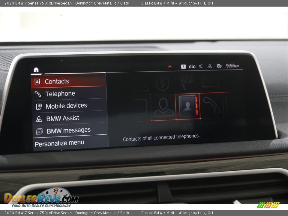 Controls of 2020 BMW 7 Series 750i xDrive Sedan Photo #14