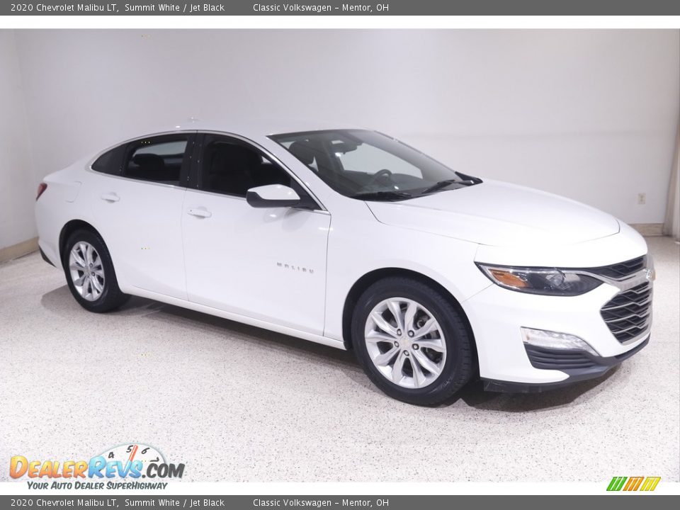 2020 Chevrolet Malibu LT Summit White / Jet Black Photo #1