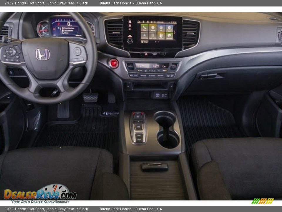 2022 Honda Pilot Sport Sonic Gray Pearl / Black Photo #17