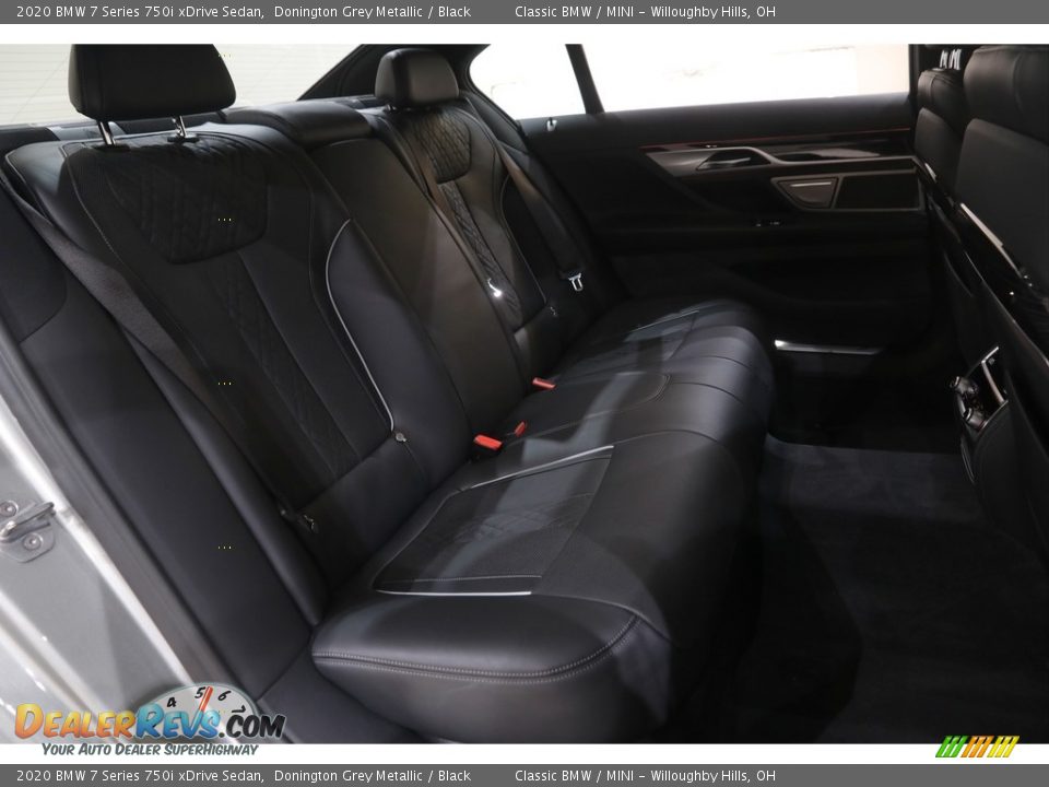 Rear Seat of 2020 BMW 7 Series 750i xDrive Sedan Photo #21
