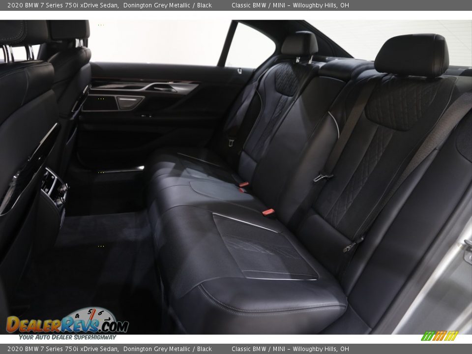 Rear Seat of 2020 BMW 7 Series 750i xDrive Sedan Photo #22