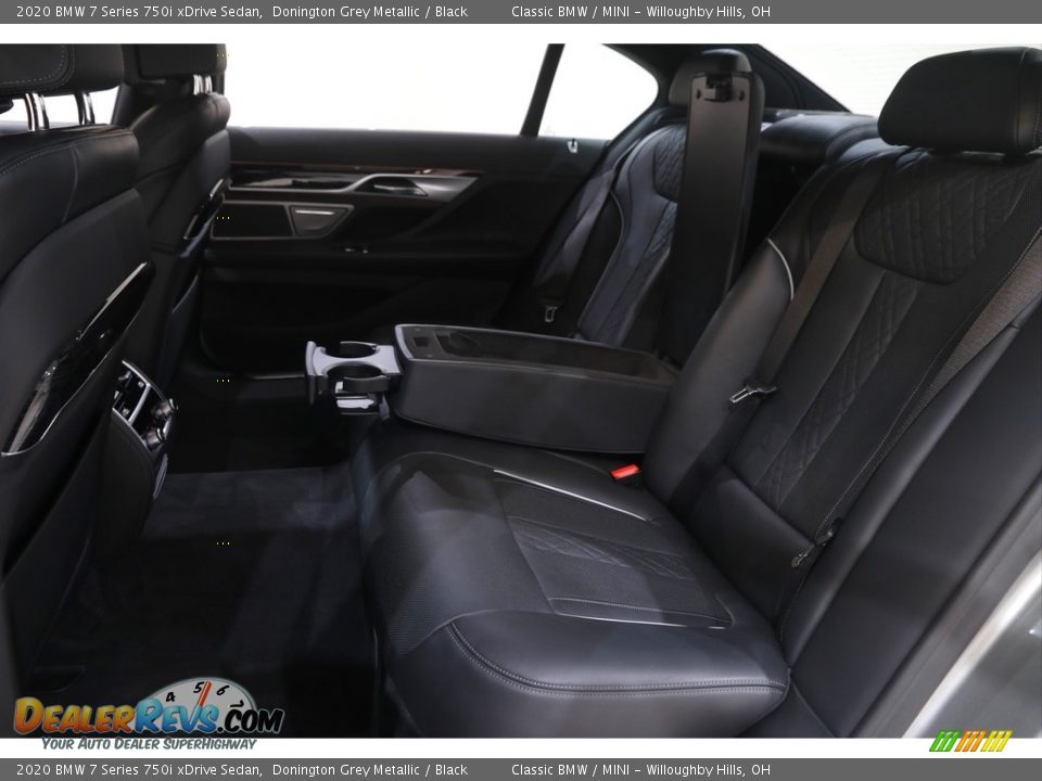 Rear Seat of 2020 BMW 7 Series 750i xDrive Sedan Photo #23