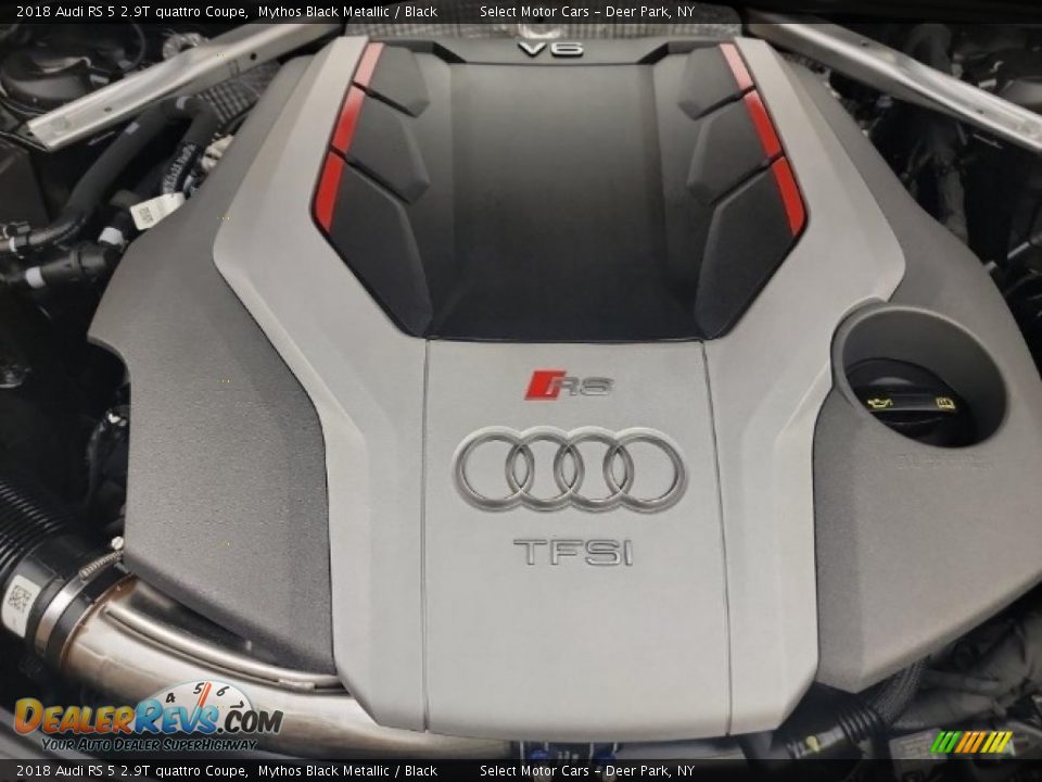 2018 Audi RS 5 2.9T quattro Coupe Mythos Black Metallic / Black Photo #11