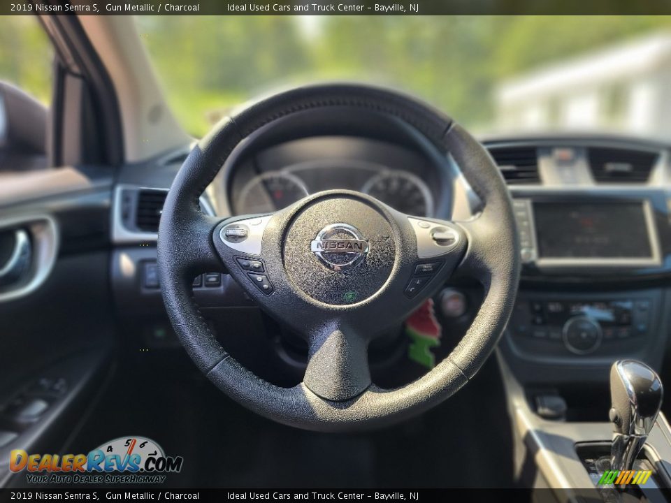 2019 Nissan Sentra S Gun Metallic / Charcoal Photo #24