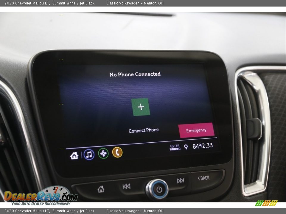 2020 Chevrolet Malibu LT Summit White / Jet Black Photo #11