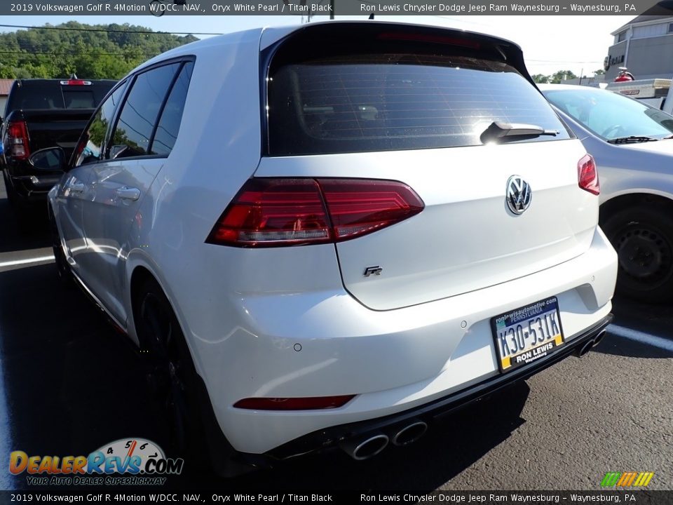 2019 Volkswagen Golf R 4Motion W/DCC. NAV. Oryx White Pearl / Titan Black Photo #4