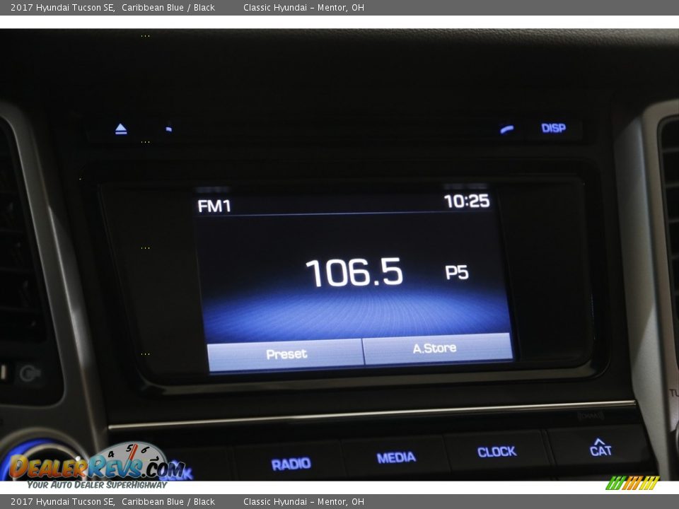 2017 Hyundai Tucson SE Caribbean Blue / Black Photo #10