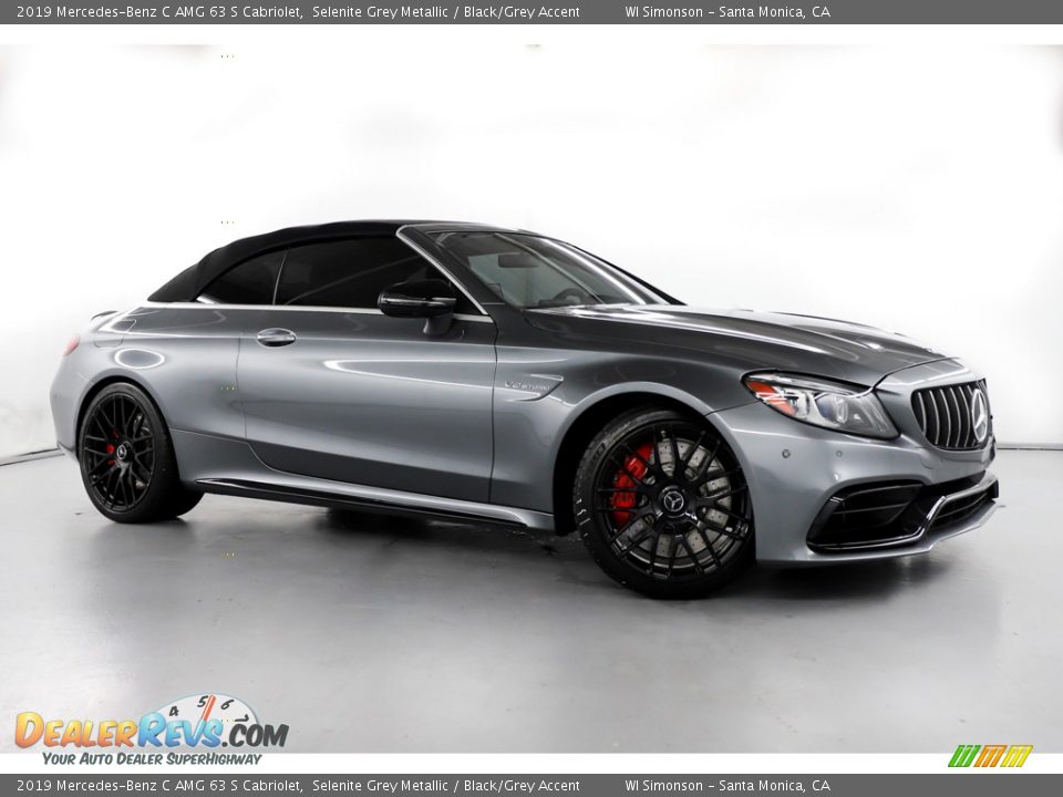 Selenite Grey Metallic 2019 Mercedes-Benz C AMG 63 S Cabriolet Photo #2