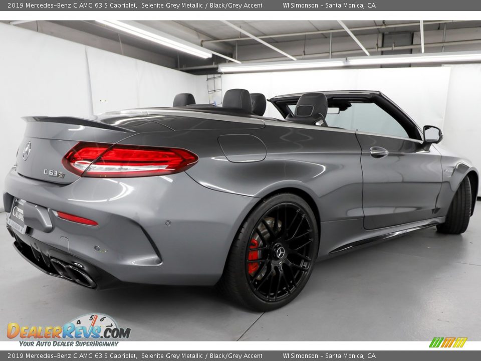 Selenite Grey Metallic 2019 Mercedes-Benz C AMG 63 S Cabriolet Photo #5