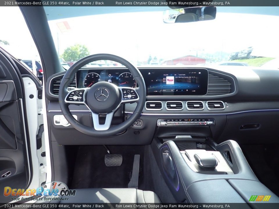 2021 Mercedes-Benz GLE 350 4Matic Polar White / Black Photo #13