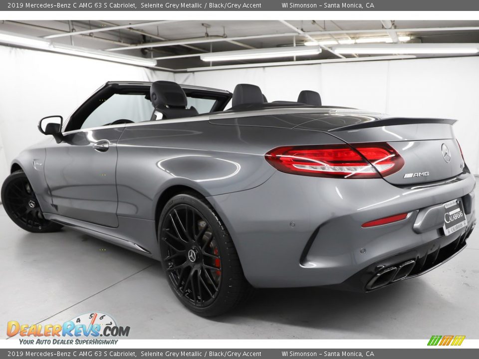 2019 Mercedes-Benz C AMG 63 S Cabriolet Selenite Grey Metallic / Black/Grey Accent Photo #13